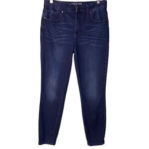 Maurices Ever Flex Women’s Size 6-Short Dark Wash Stretch High Rise Skinny Jeans